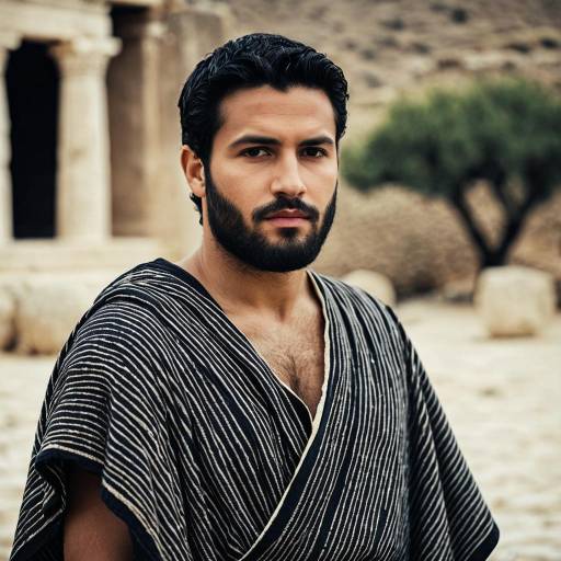 Realistic Male in Ancient Greek Tunic