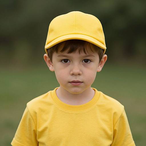 Curious George Inspired Boy Portrait