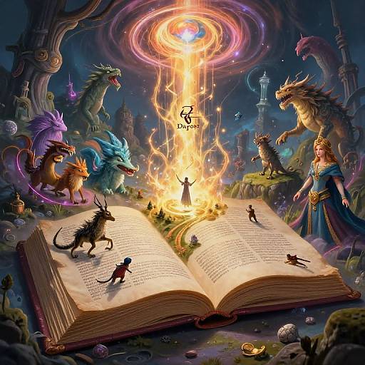 DND Fantasy Portal from Open Book