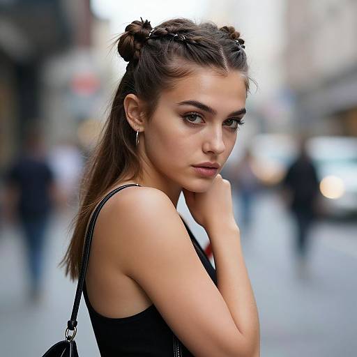 Ultra-Detailed Portrait of Woman in City