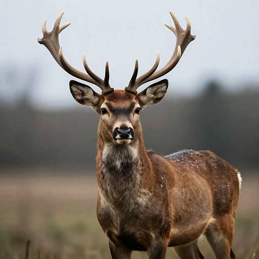 Realistic Anthropomorphic Deer Ranger Portrait