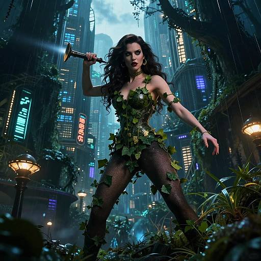 Biotech Poison Ivy in Rainforest Metropolis