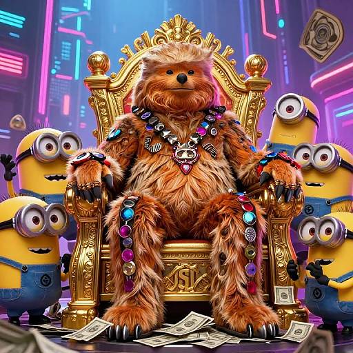 Jabba the Trump Cyberpunk Throne