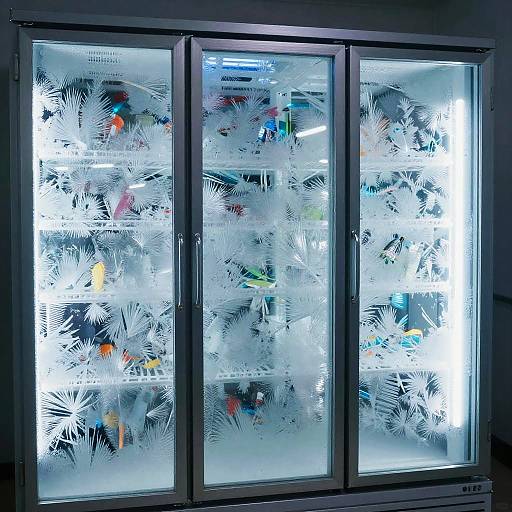 Frosted Cold Storage Room Art