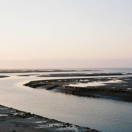 Oceanfront Bluffs at Soft Dusk