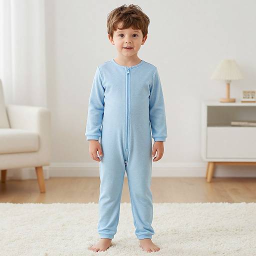 Toddler in Boy Pajamas Costume