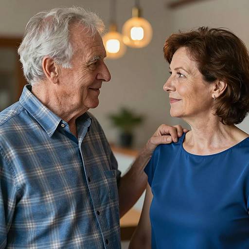 Senior Couple Sharing a Moment