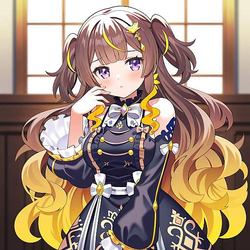 Illustration of Anya melfissa (1st costume), hololive in the style of Yuujin (yuzinn333)