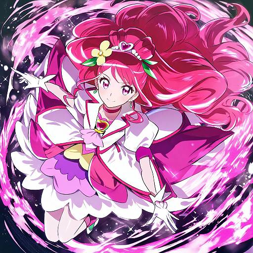 Illustration of Cure grace, healin' good precure in the style of Uenoryoma