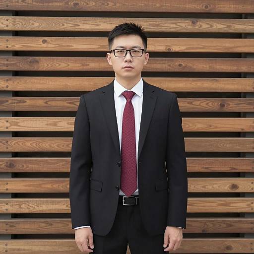 Asian Businessman in Formal Attire