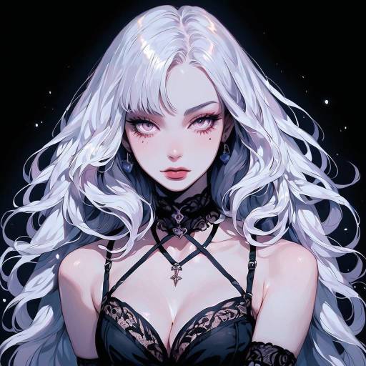 Ethereal Beauty in Elegant Lingerie