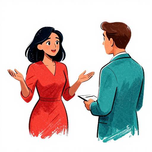 Female Programmer and Politician Sketch