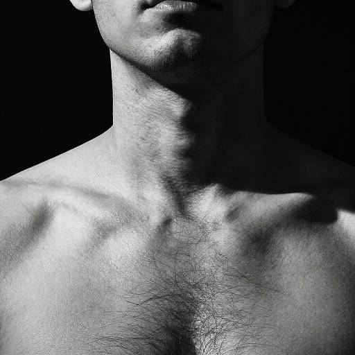 Black and White Hair Contrast