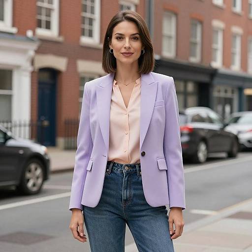 Confident Professional Woman in City Setting