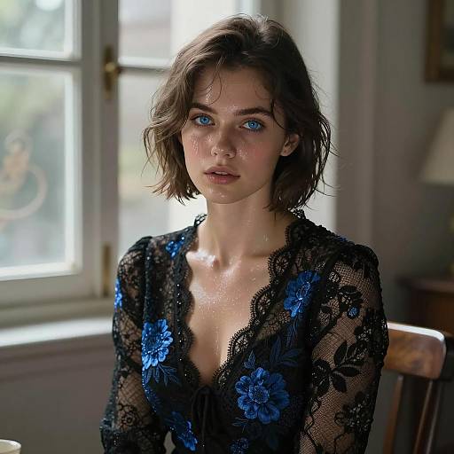 Elegant Portrait of a Young Woman