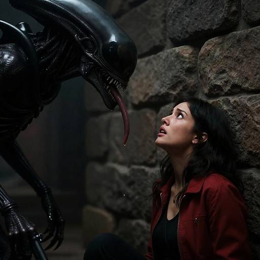 Terrifying Encounter with an Alien Creature