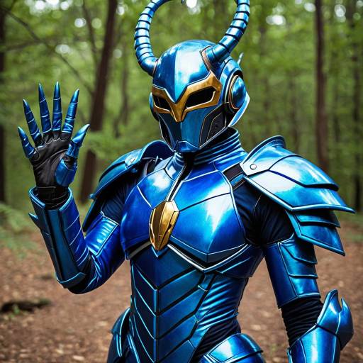 Blue Heracross Cosplay Armor