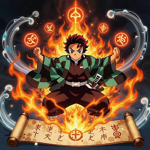 Ancient Demon Slayer Breathing Style Scroll