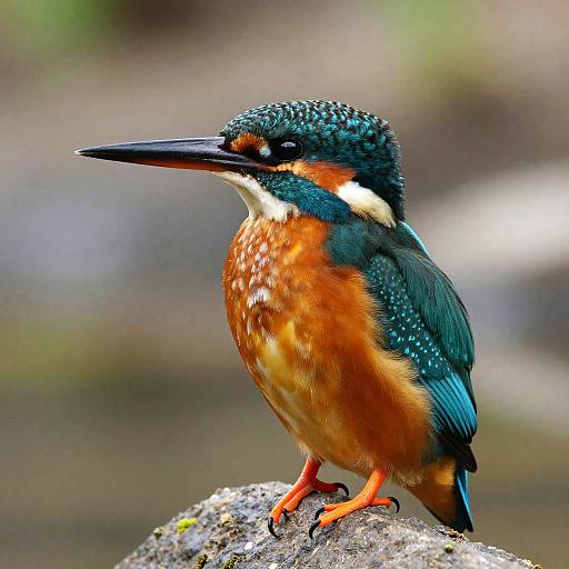 Regal Kingfisher Portrait in Ceremonial Jacket