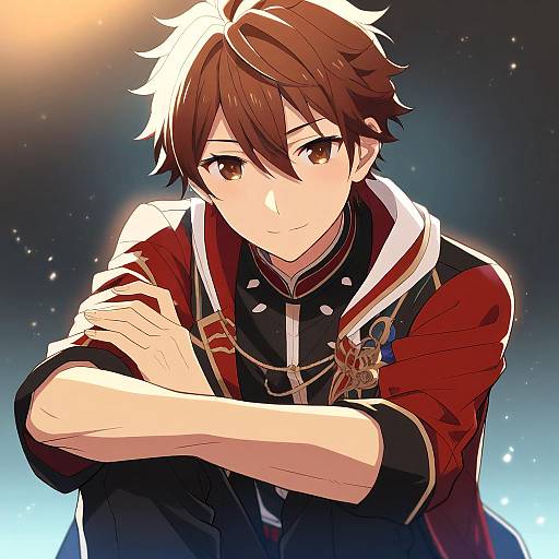 Illustration of Morisawa chiaki, ensemble stars! in the style of Sakurai makoto (custom size)