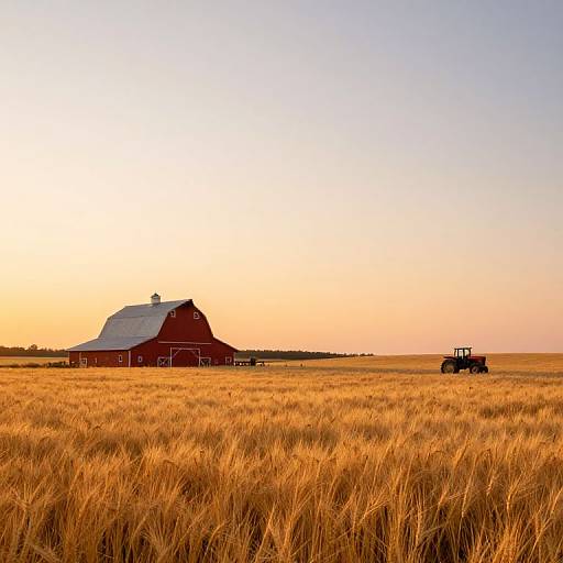 Sunset Over America's Rural Heartland