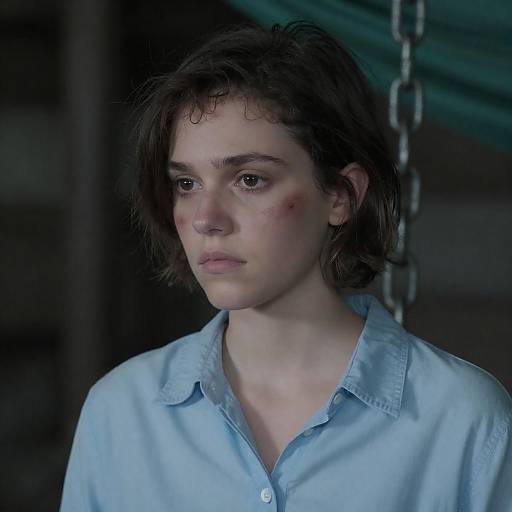 Moody Portrait of a Young Woman