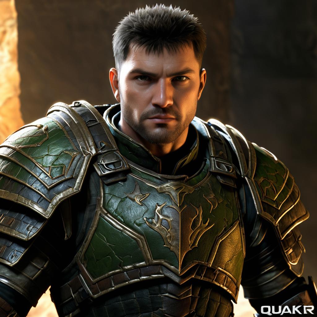 Photorealistic Ranger from Quake Character