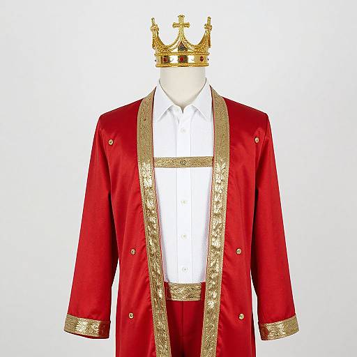 Regal Red and Gold Costume Australia