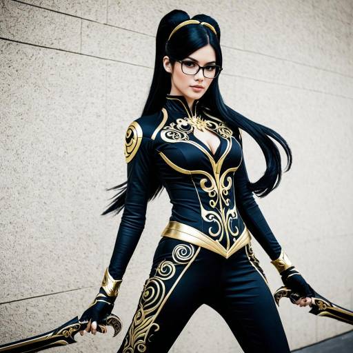 Elegant Bayonetta Cosplay Design Concept