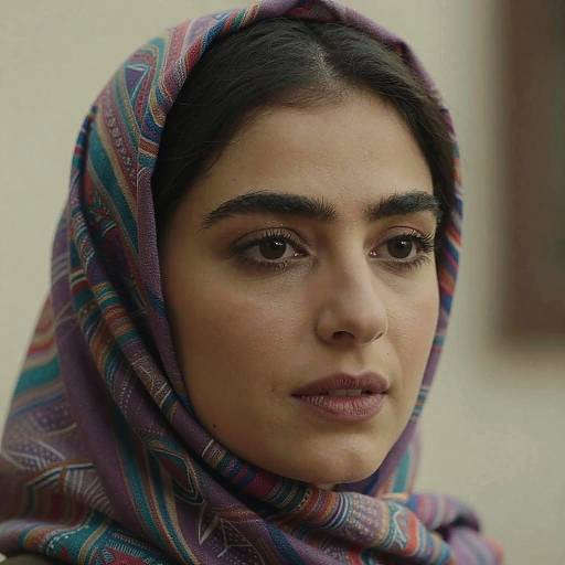 Cinematic Close-Up of Turkish Woman