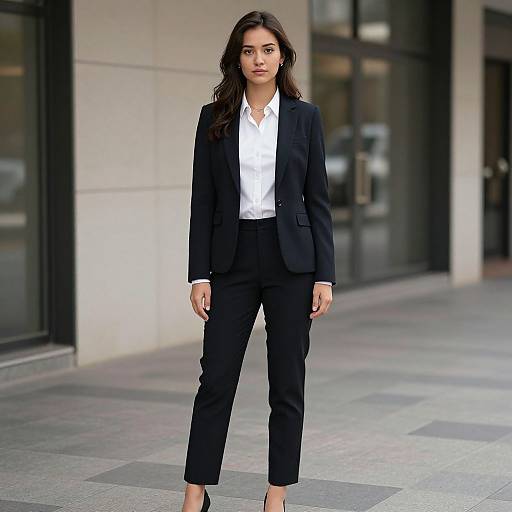 Realistic Business Woman Portrait