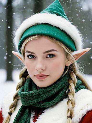 Charming Snow Elf Costume Design