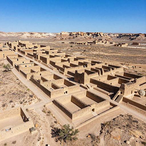 Bird's Eye View of Chaco Canyon
