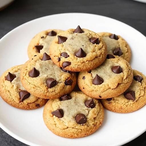 Golden-Brown Chocolate Chip Cookie Pyramid