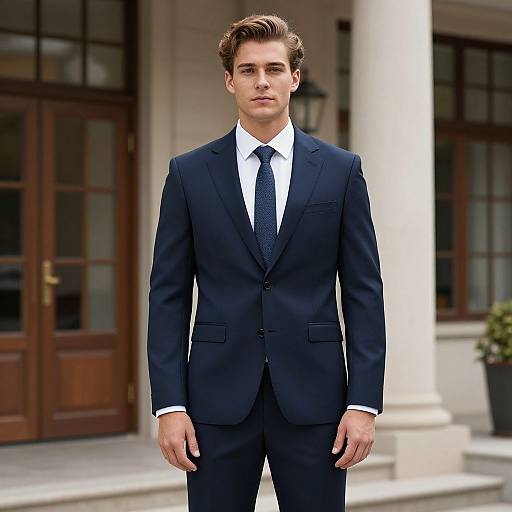 Man in Suit Wedding Guest