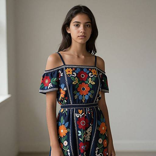 Hyper-Realistic Portrait of Young Latina Woman