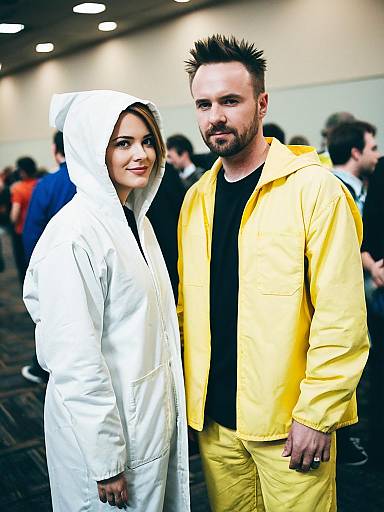 Couple in Walter White and Jesse Pinkman Costumes
