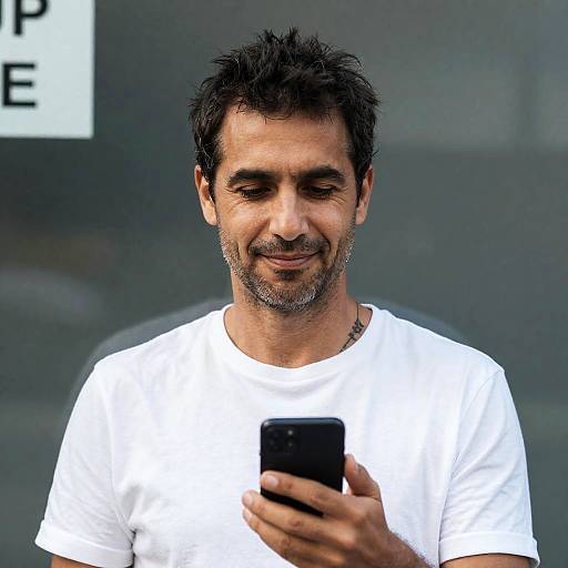 Casual Portrait of a Middle-Aged Man