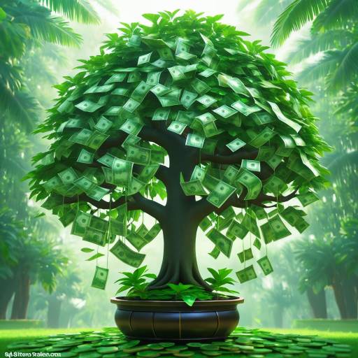 Illustration of a Trending Money Tree