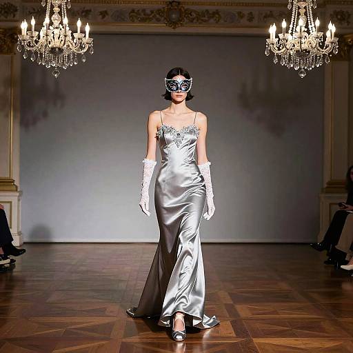 Mysterious Masquerade Couture Runway