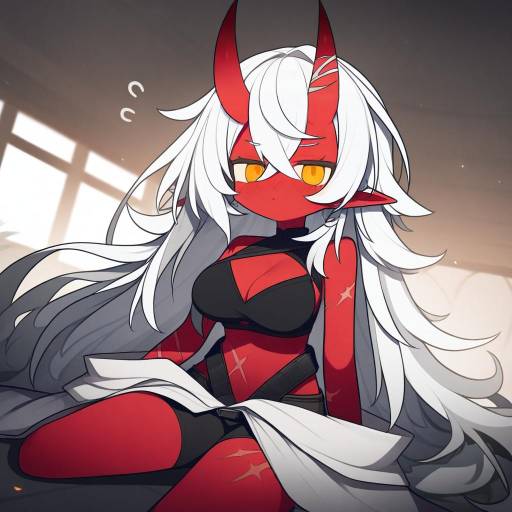 Illustration of Akumi (yoclesh), vyugen in the style of Kisaragi kaya