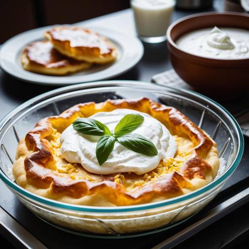 Freshly Made Hungarian Lángos Delight