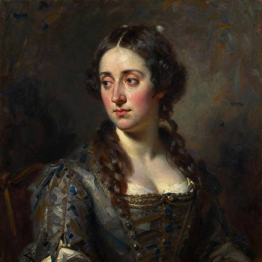 Classic Ada Lovelace Oil Portrait