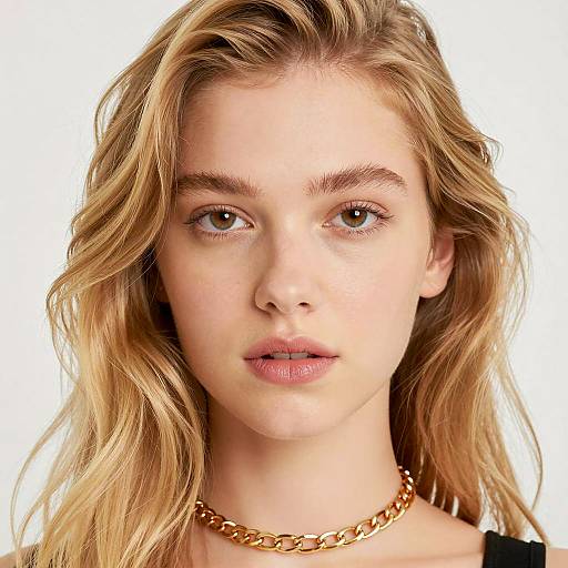 Close-Up Portrait of a Young Woman