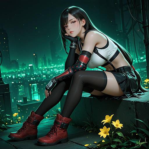 Tifa Lockhart — Midgar Night Pose