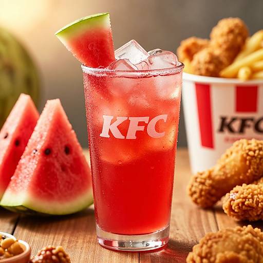 Summer Cookout with KFC and Watermelon Drink