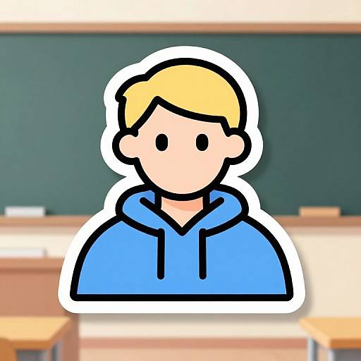 Stylish Male Teacher Avatar Icon