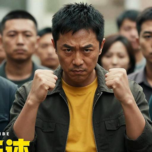 Dynamic Portrait of an Intense Man