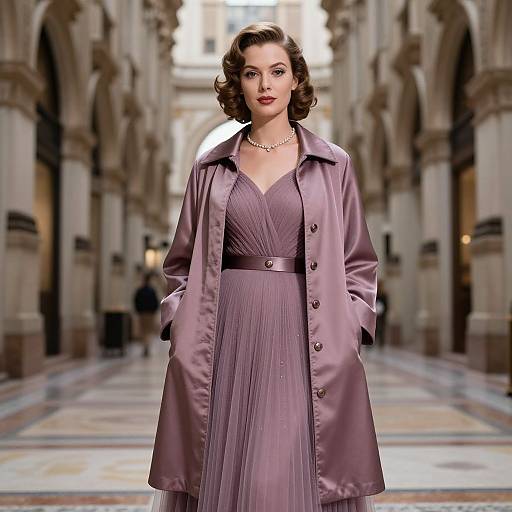 1950s Vintage Elegant Portrait