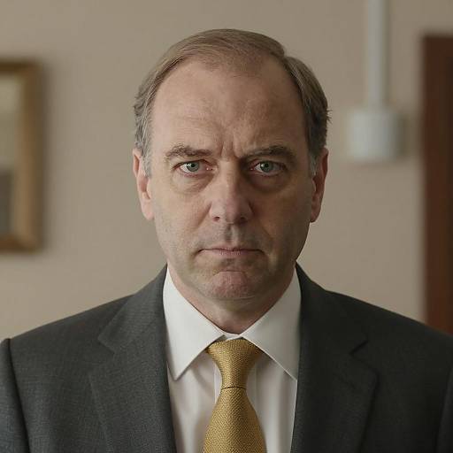 Middle-Aged Man in Suit Portrait